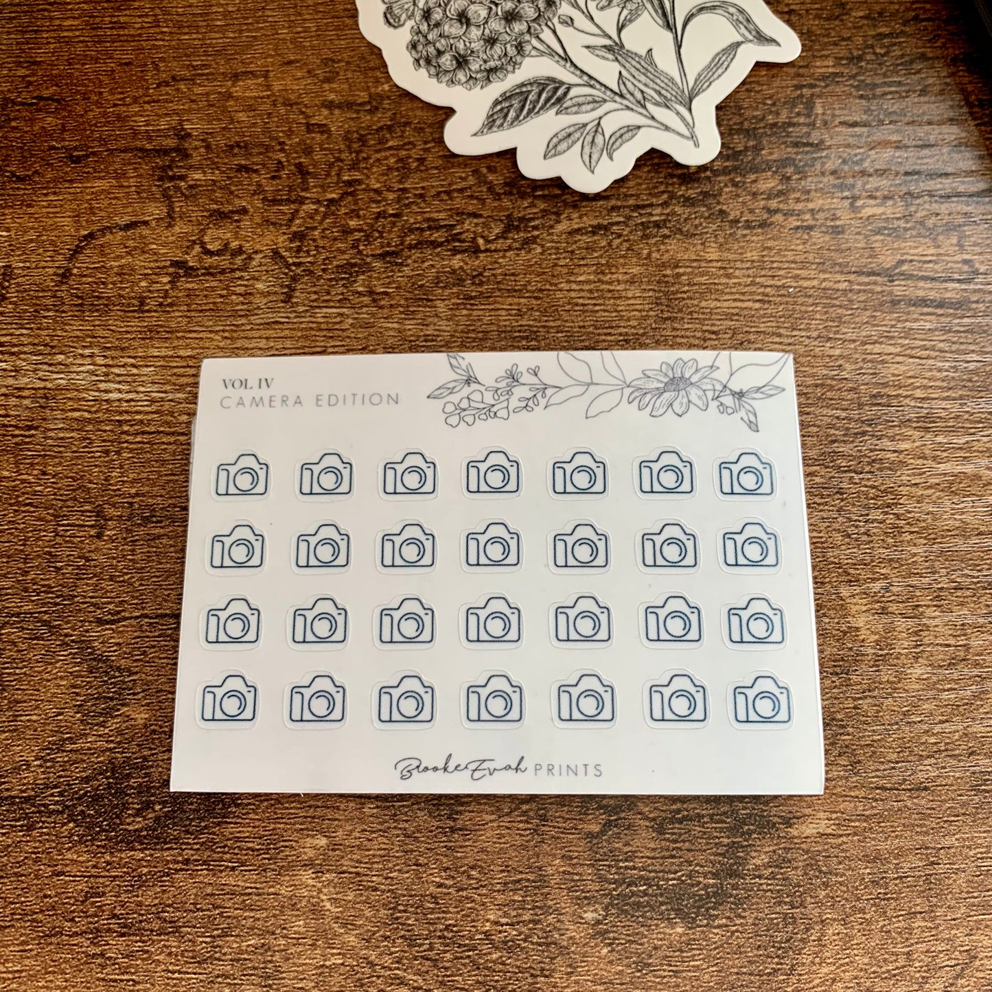 mini Minimal Camera Icon Stickers