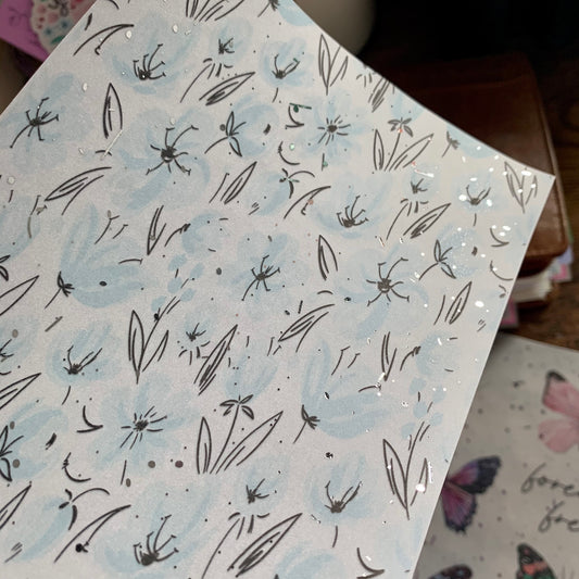 Printed Foiled Vellum Planner Dashboard- Summer Breeze