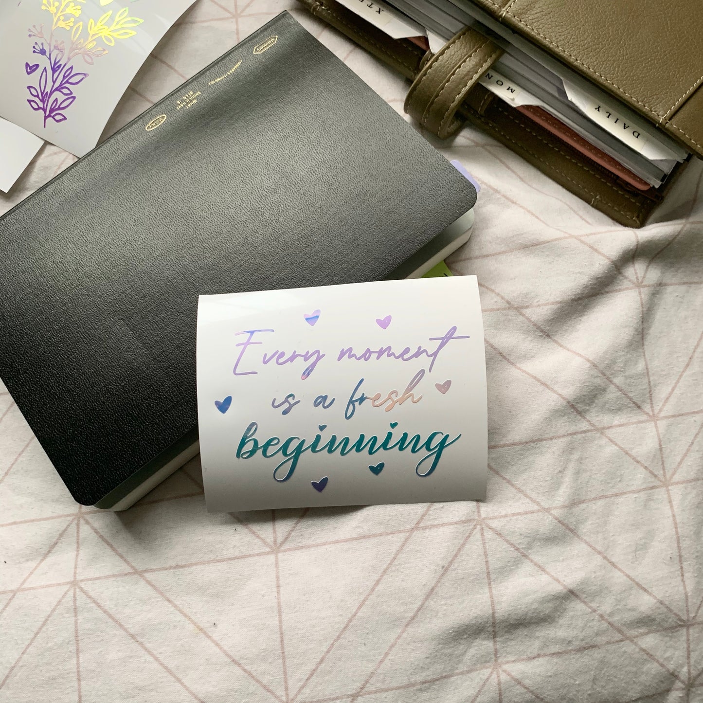 Fresh Beginning Quote Vinyl