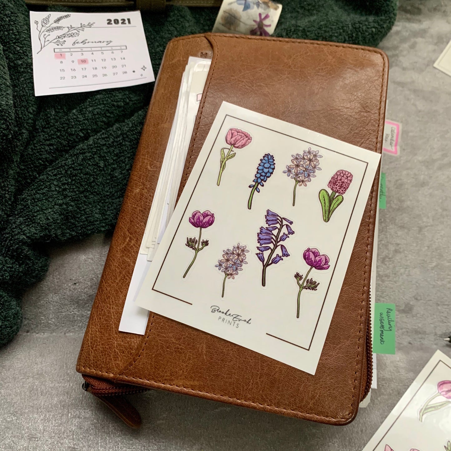 Transparent Floral Stickers - Floral Escape 🌺