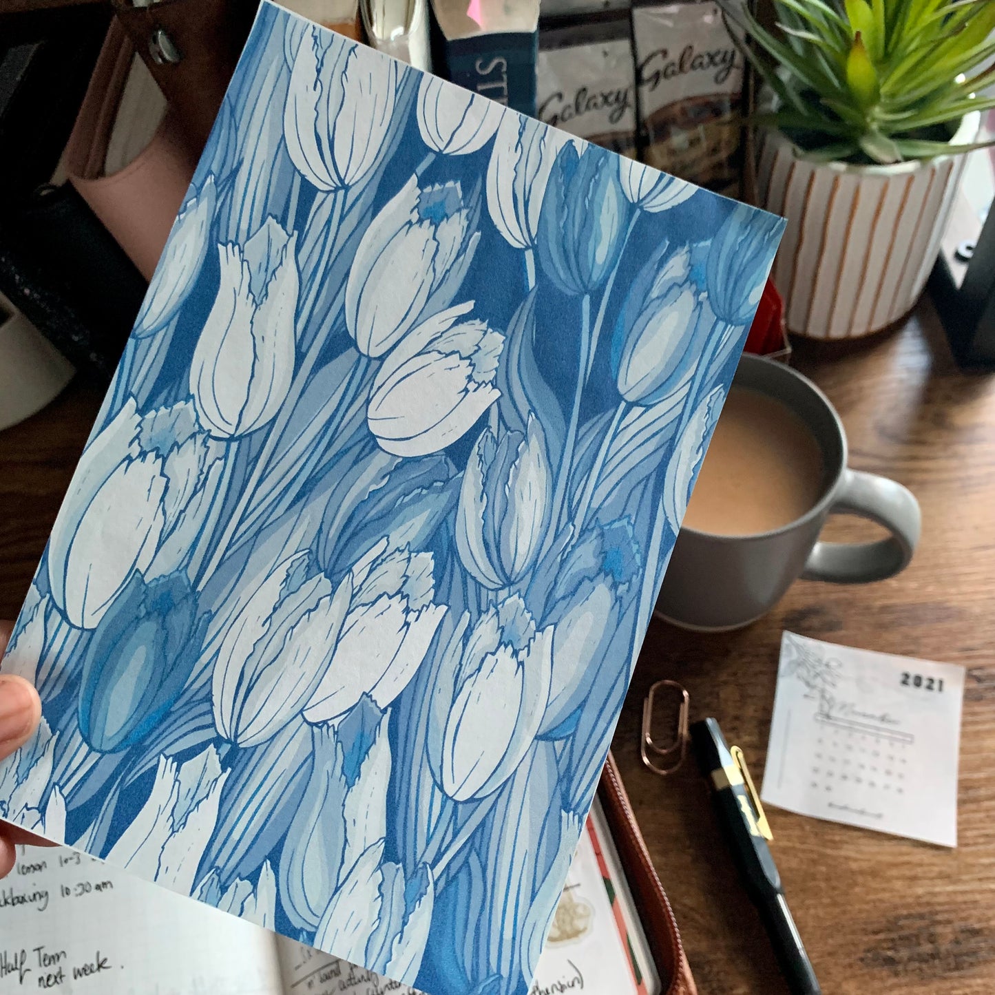 Blue Lily Planner Dashboard - Magnum Opus