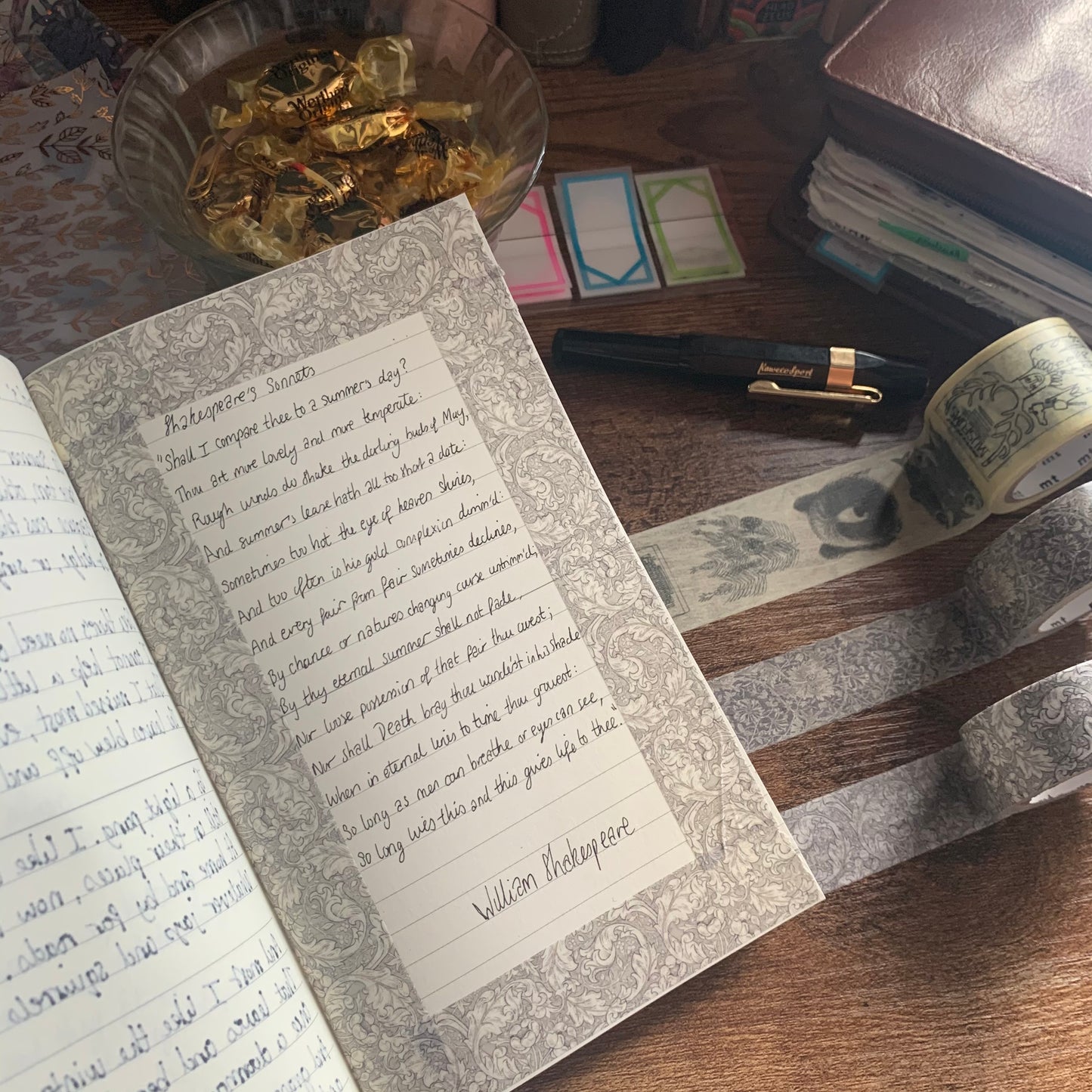 MT Washi tape - Pure bachelors Stone/ Linen - Morris collection