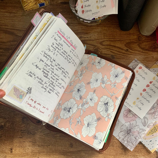 Printed Tomoe River Paper Planner Dashboards- Jane