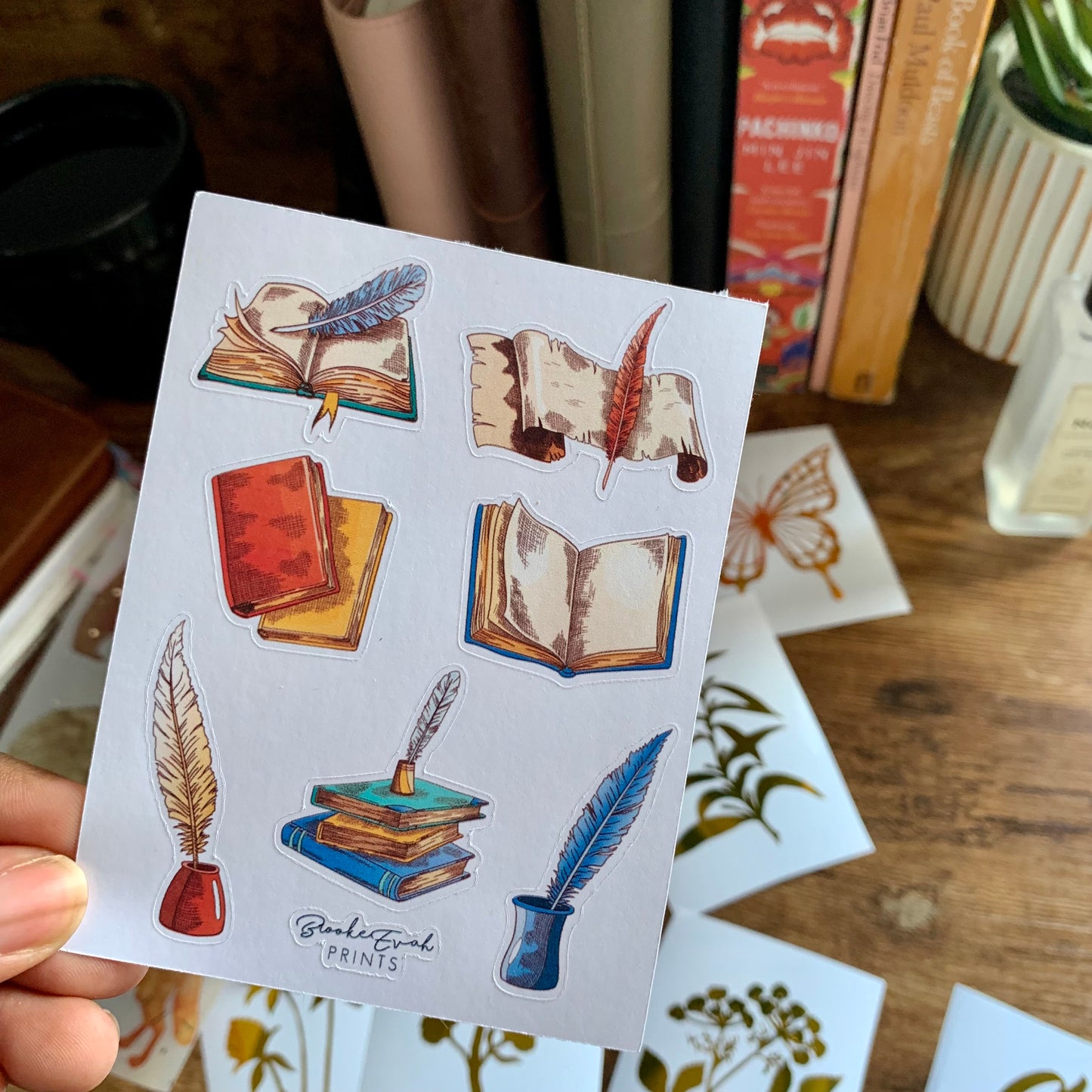 Old books- The Forest House Collection Stickers