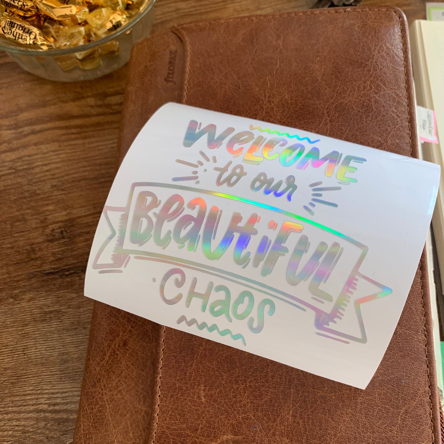 Beautiful Chaos Vinyl Decal Sticker
