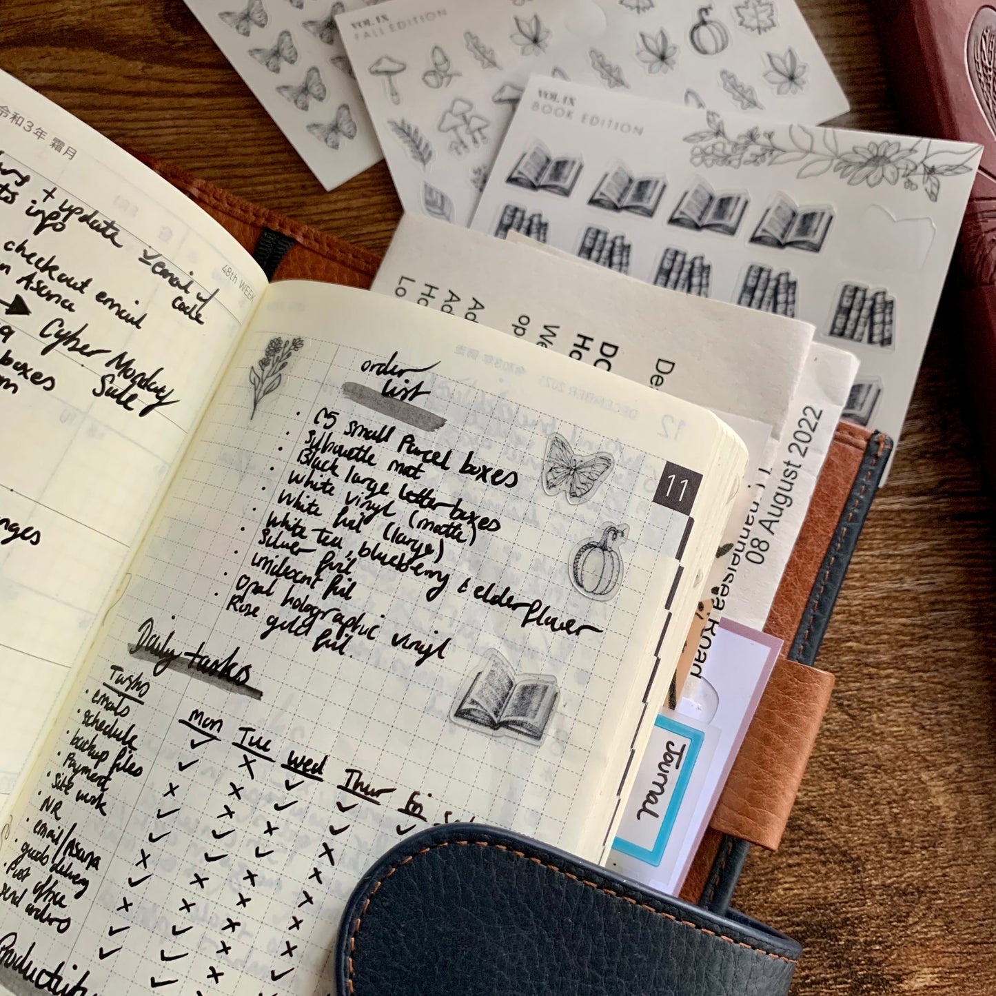 mini Minimal Book Icon Stickers