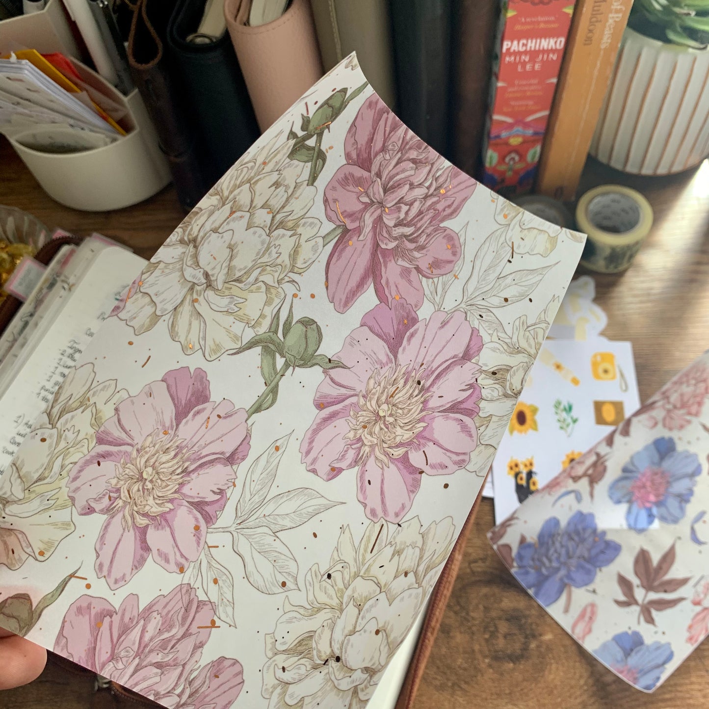 Printed Vellum Planner Dashboards - Peace of mind