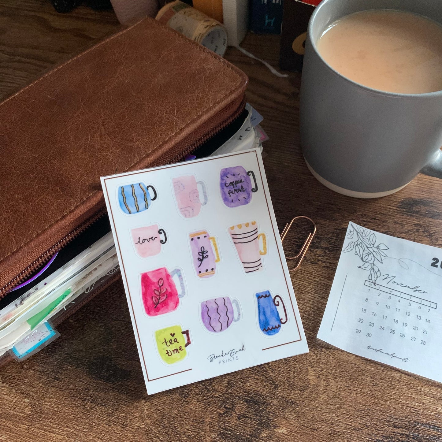 Clear Mug Stickers