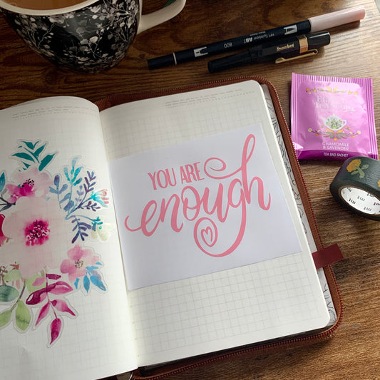 You are enough Vinyl - Summer Sun Collection
