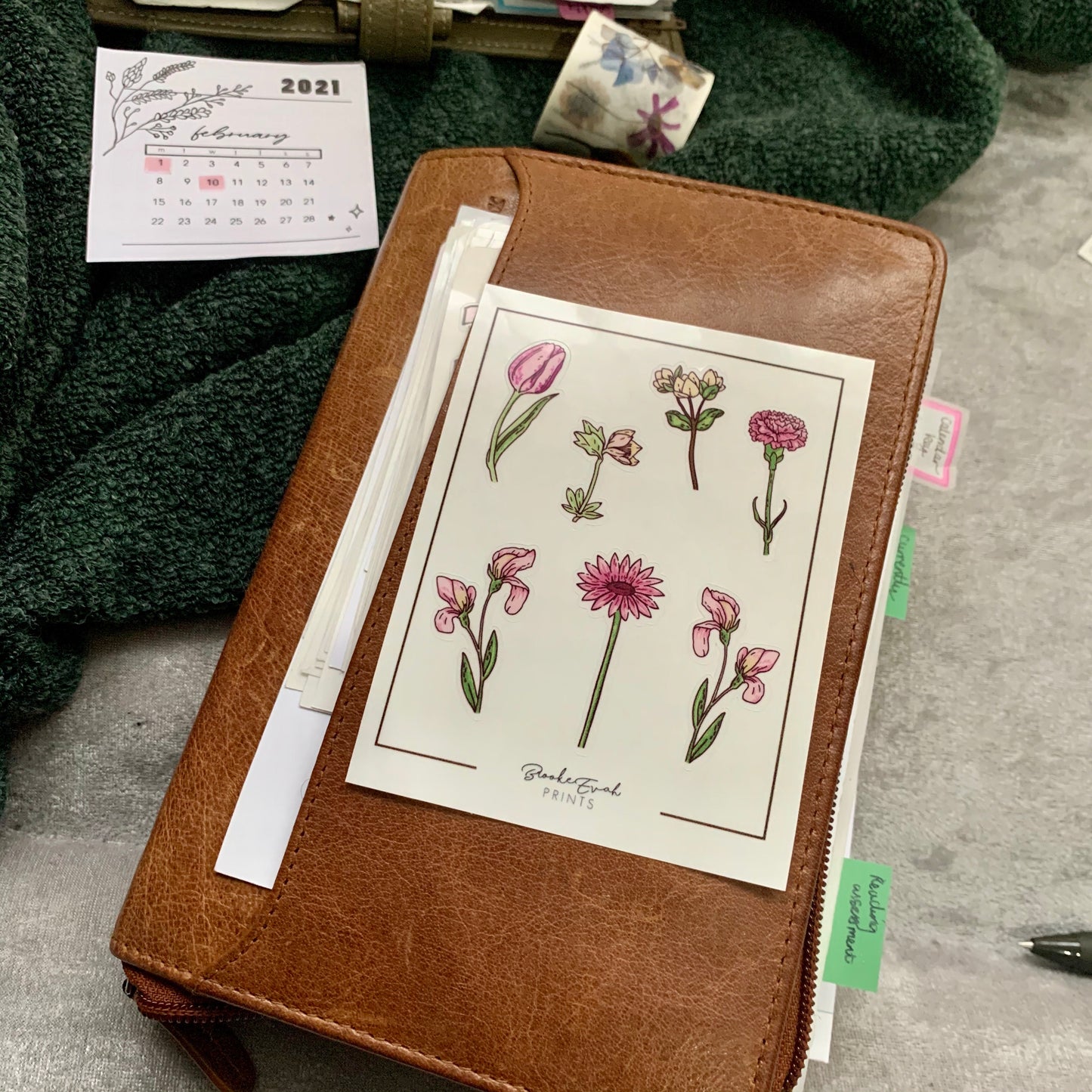 Transparent Floral Stickers - Floral Escape 🌺