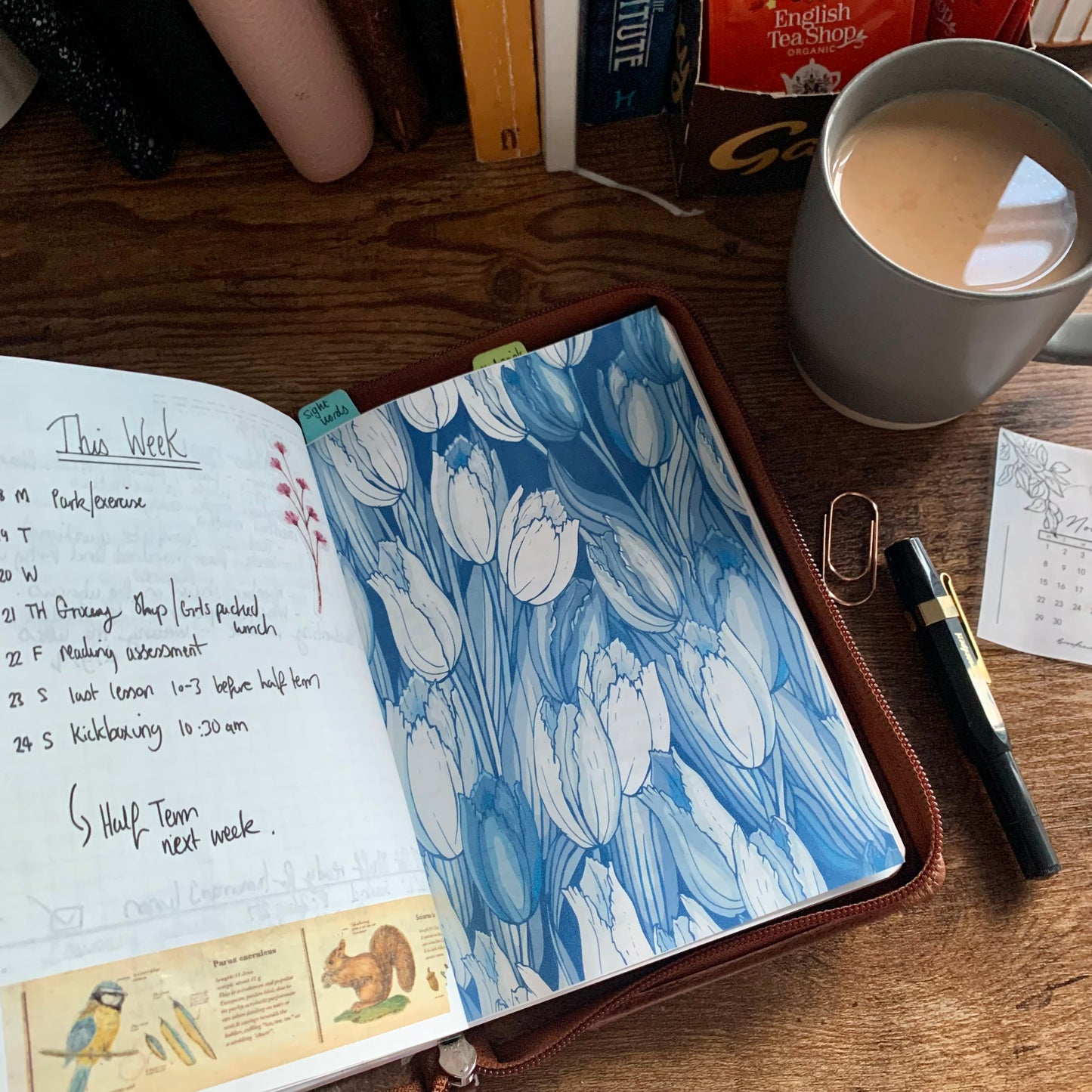 Blue Lily Planner Dashboard - Magnum Opus