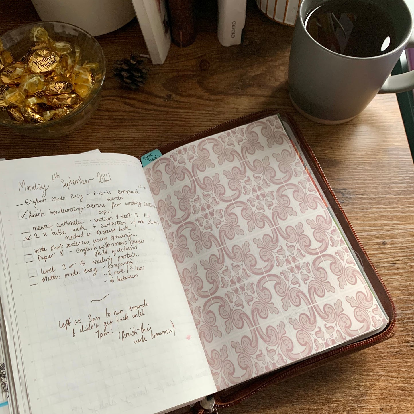Lilac Azulejo tiles for Planner Dashboard - Sublime
