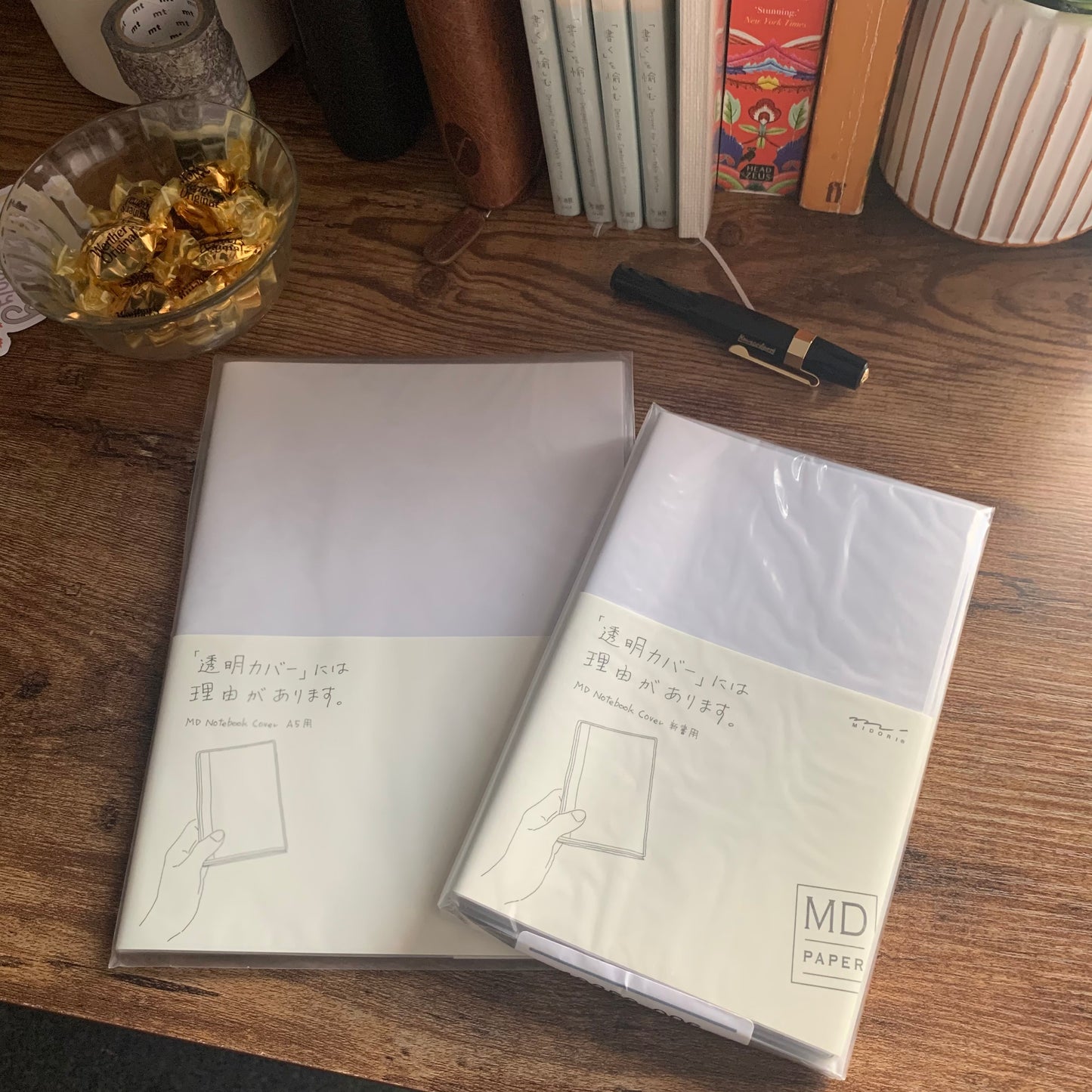 MD Midori Notebook Clear Cover - B6 Slim