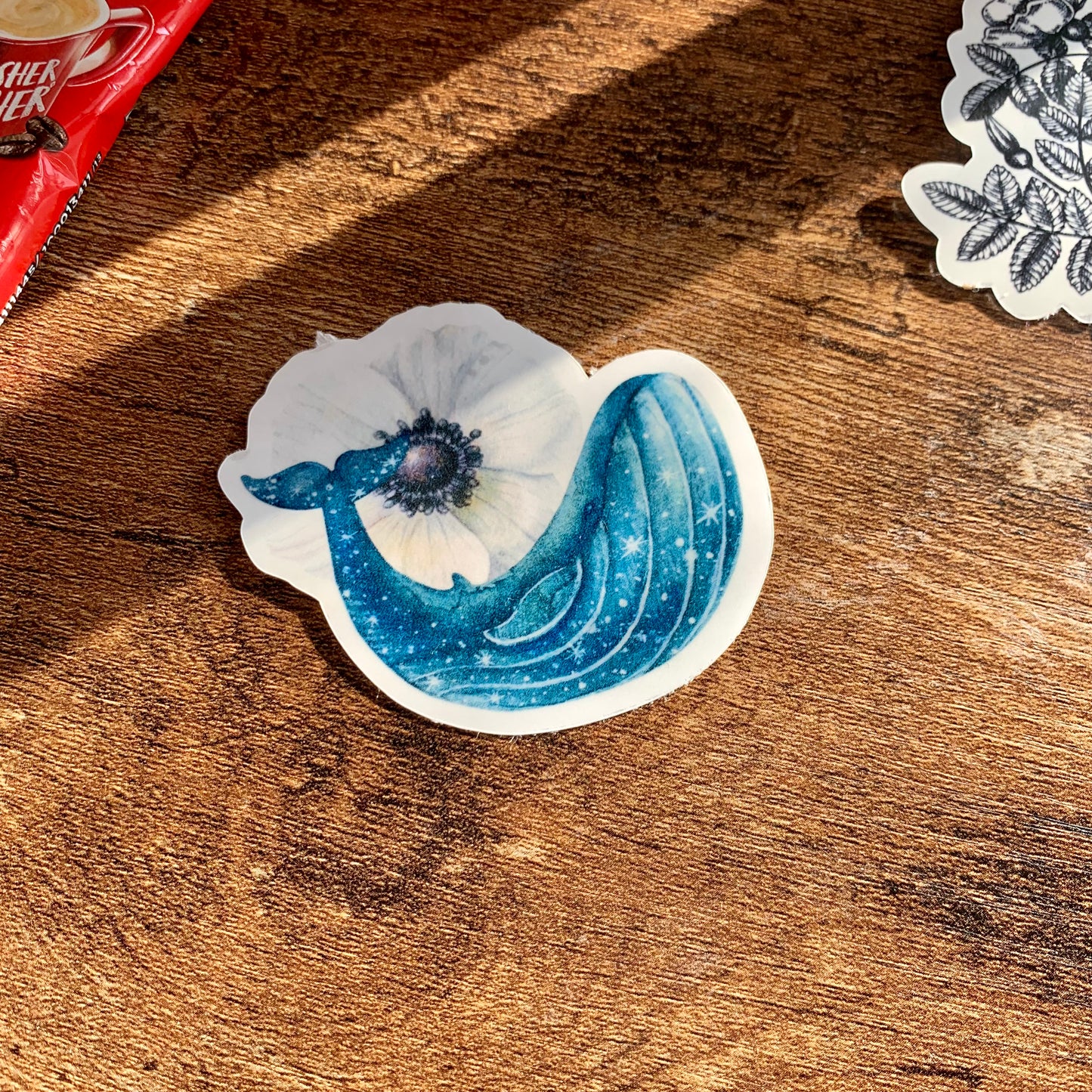 Blue Whale Sticker Flake - Hope ✨