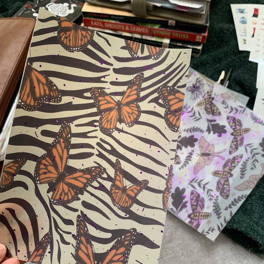 Printed Vellum Planner Dashboards - Purple Forest v3 💜