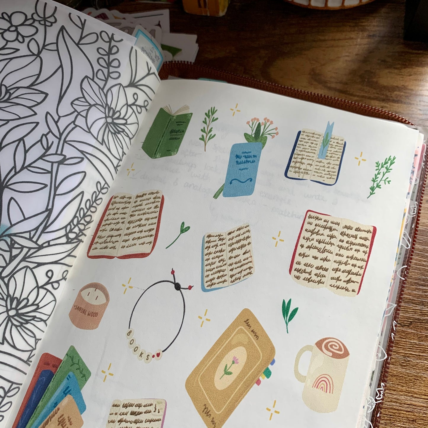 Printed Tomoe River Paper Planner Dashboards- Simple Pleasures