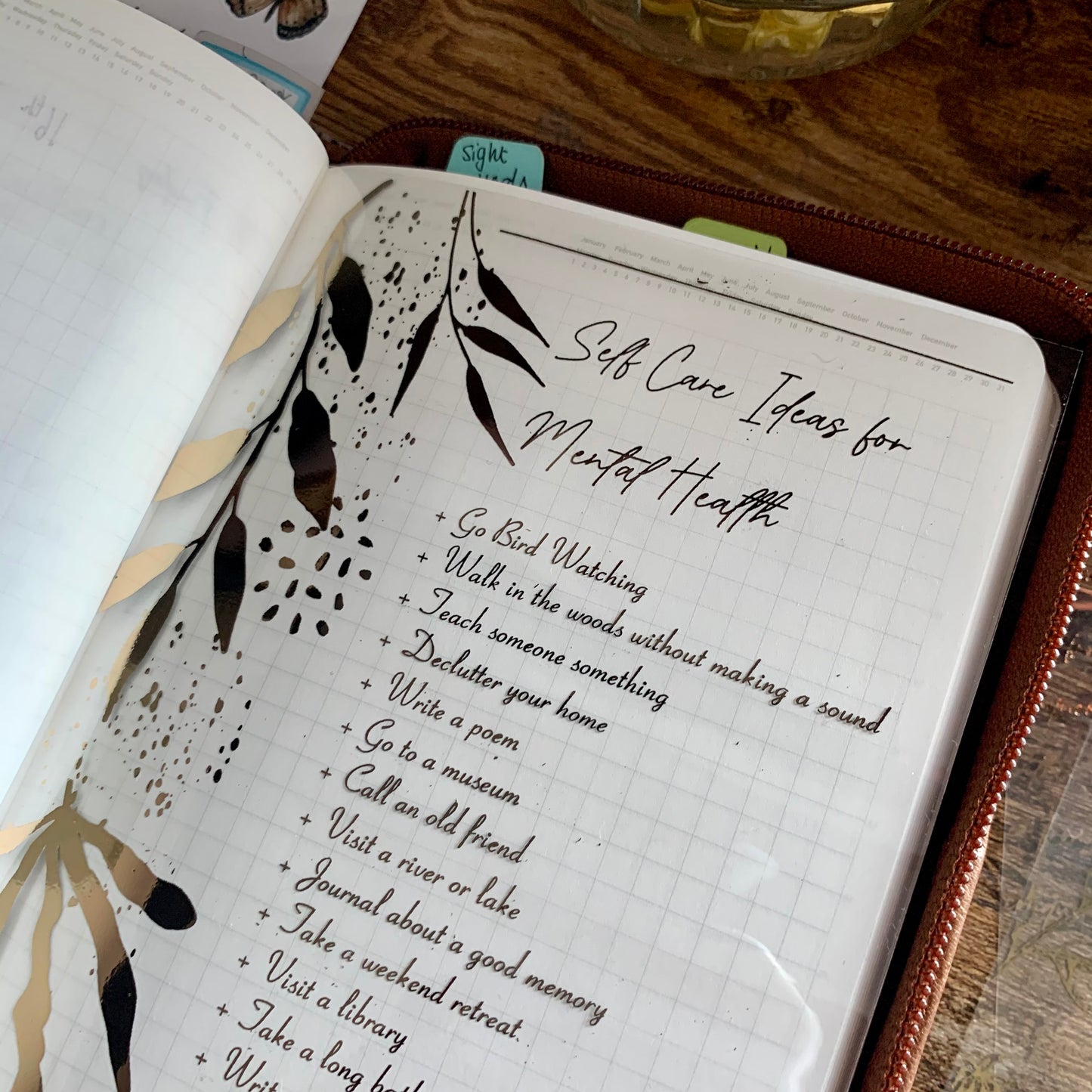 Acetate Planner Dashboard - Self Care Ideas For Mental Health