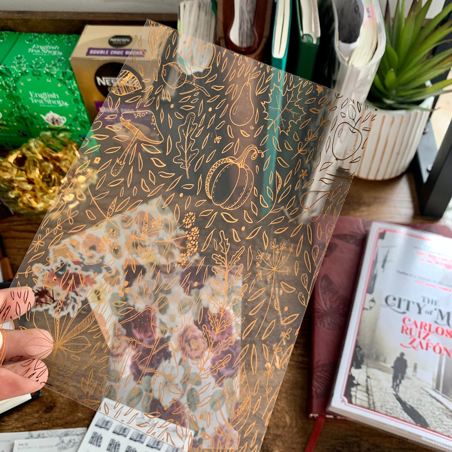 Fall Hand Drawn Doodles Vellum X Acetate Planner Dashboards - Fall Feels