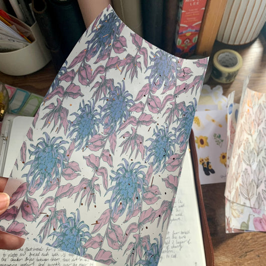 Printed Vellum Planner Dashboards - Gardenia