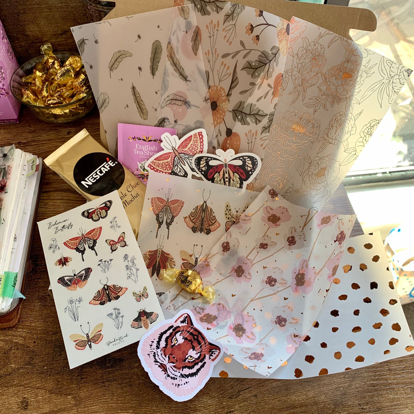 DELUXE Bohemian Butterfly Collection Box