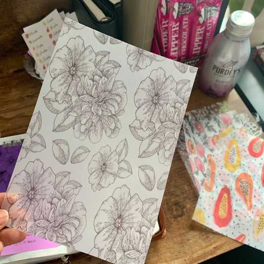 Printed Vellum X Acetate Planner Dashboard - Fauna - Elegance Collection 🤍