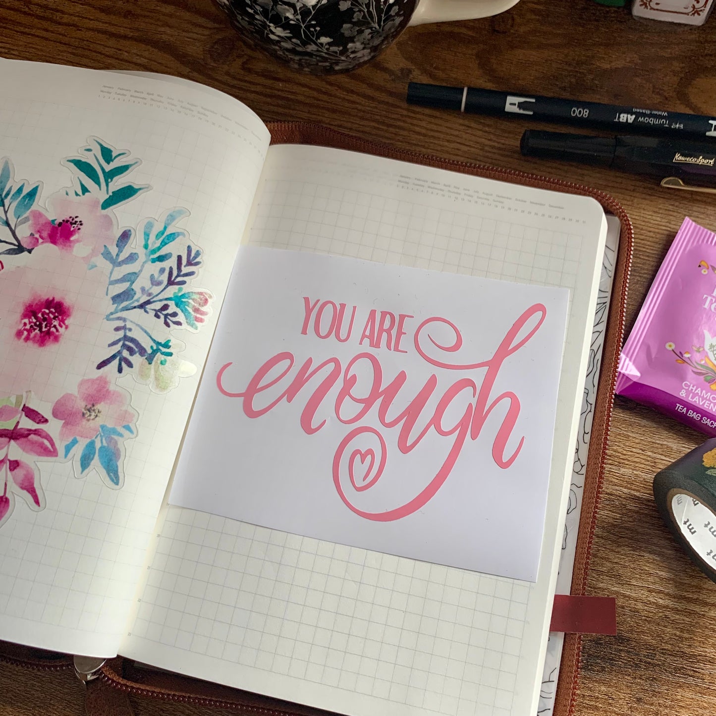 You are enough Vinyl - Summer Sun Collection
