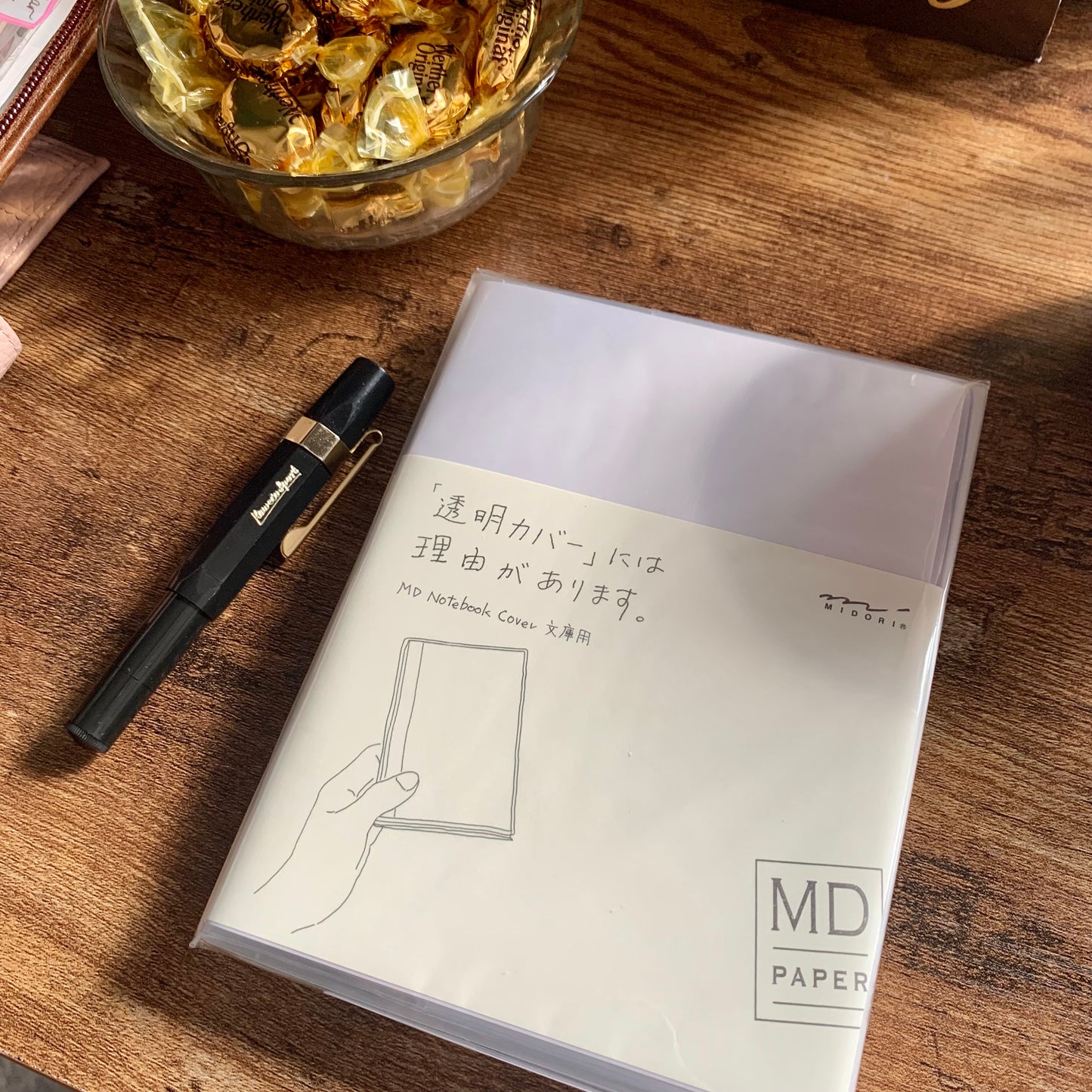 MD Midori Notebook Clear Cover - A6 Size