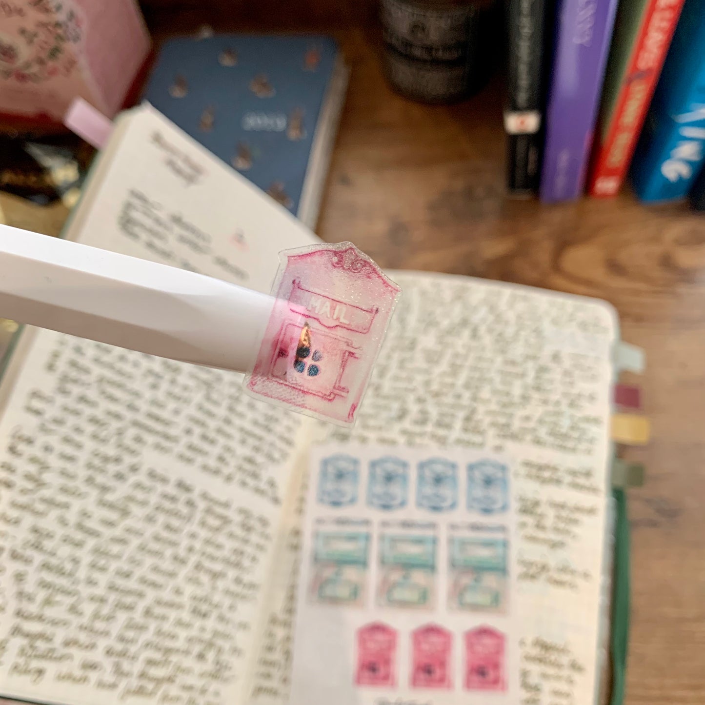 Vintage Mail & Post Box Stickers - Clear Sticker Paper