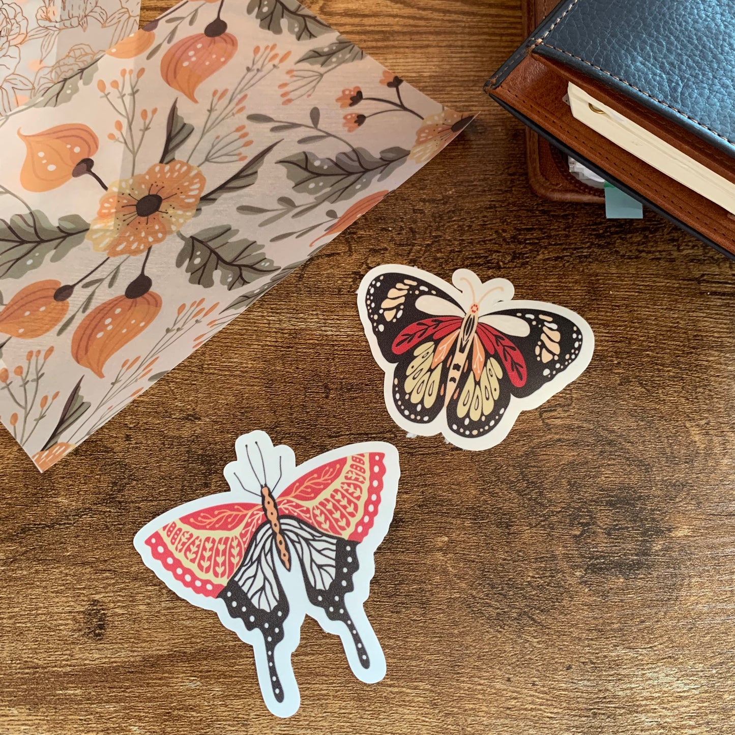 Butterfly Sticker Flake - Set of 2 - Bohemian Butterfly Collection