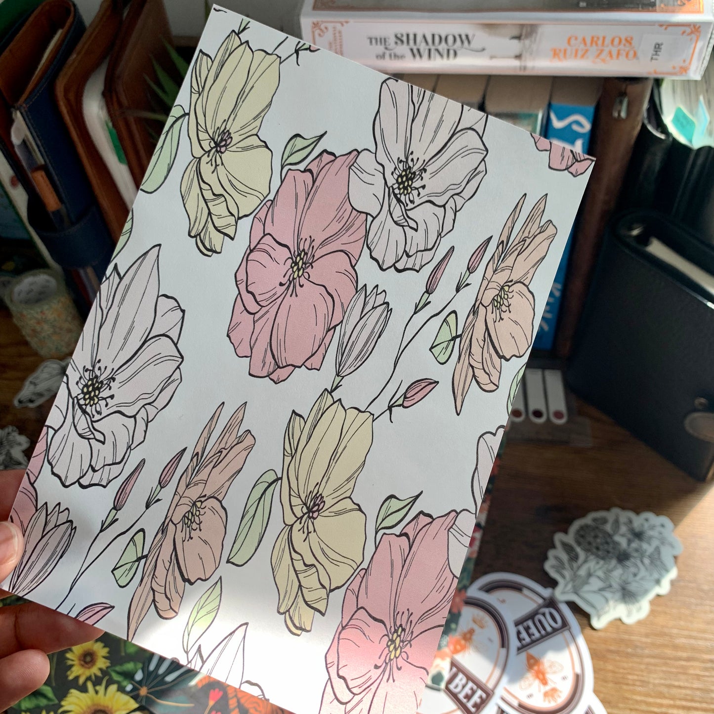 Pastel Pink, Yellow & Blue Floral Planner Dashboard - Sweet Pea