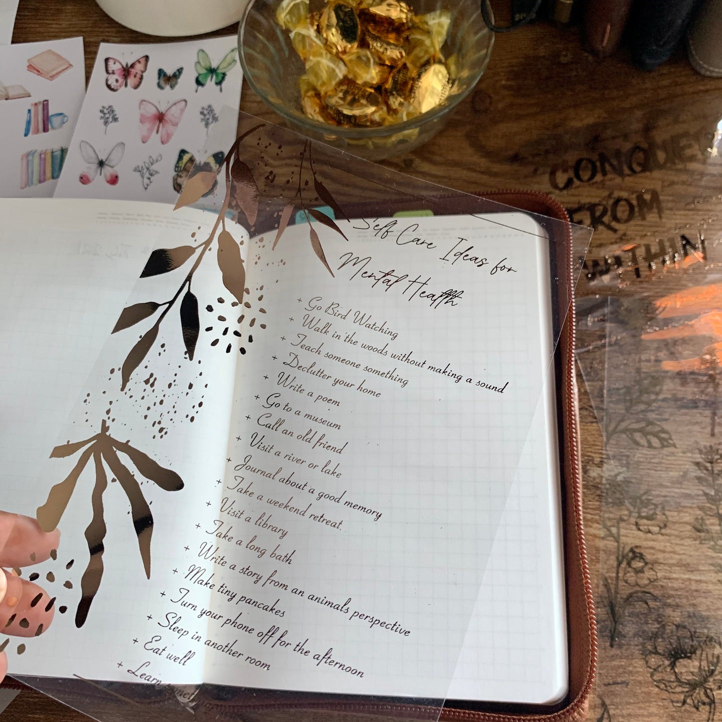 Acetate Planner Dashboard - Self Care Ideas For Mental Health