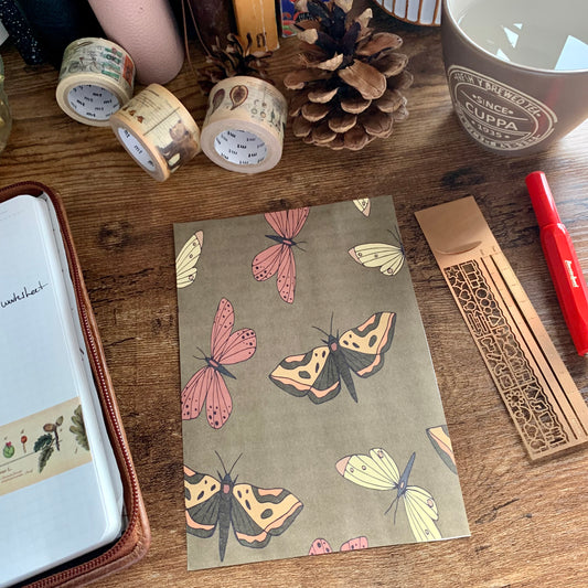 Printed Tomoe River Paper Planner Dashboards- Serenity