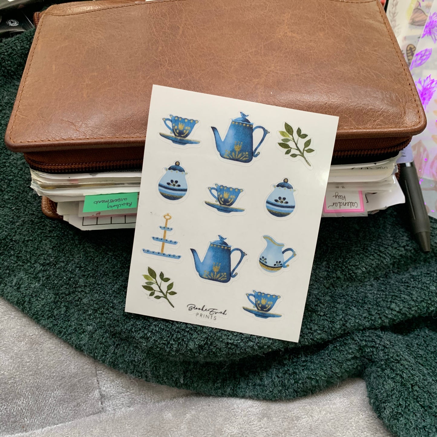 Transparent Tea Stickers - ☕️