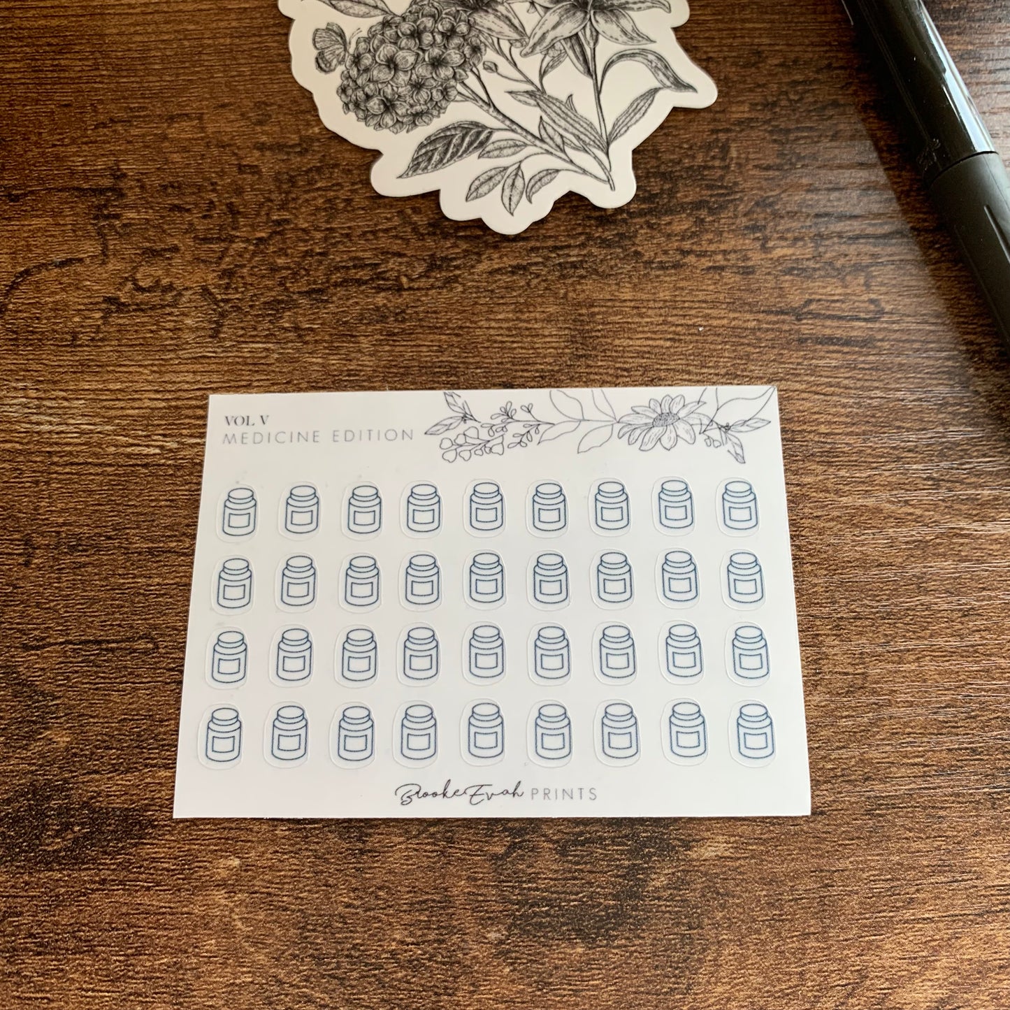 mini Minimal Phone Icon Stickers