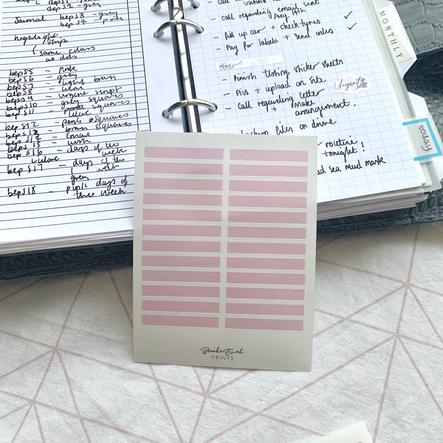 Transparent Highlight Strip Stickers