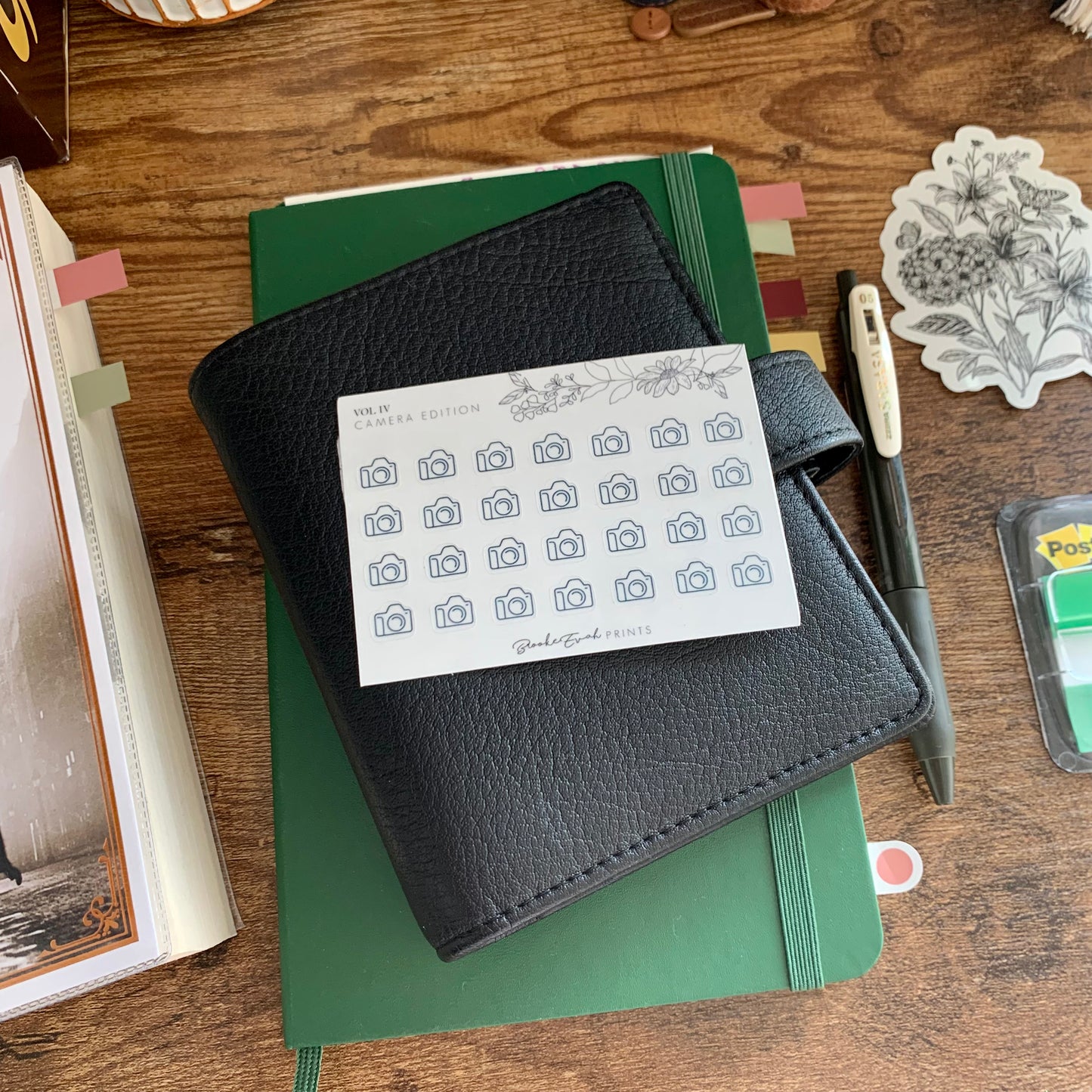 mini Minimal Camera Icon Stickers