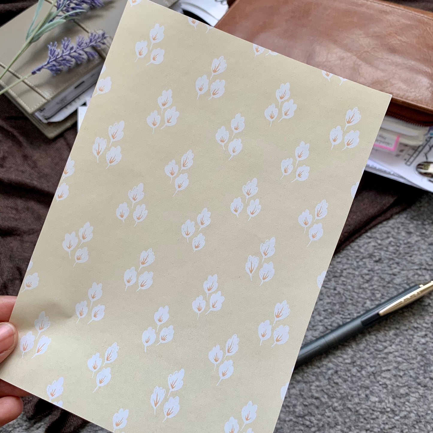 Printed Tomoe River Paper Planner Dashboards- Stacey