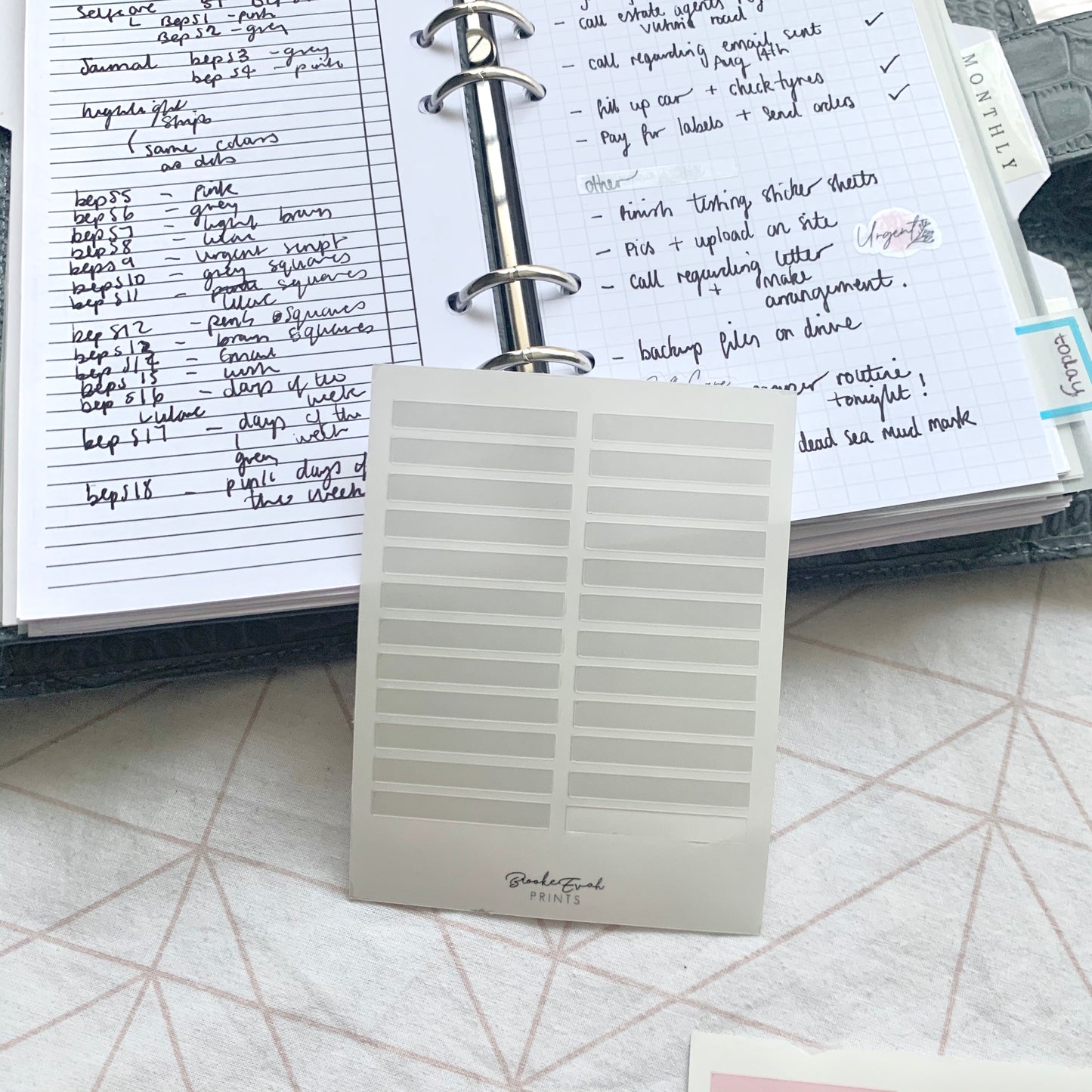 Transparent Highlight Strip Stickers