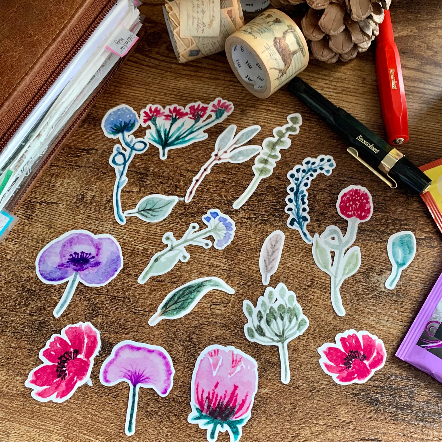 Bottom of the Garden - Sticker Flakes - Pack of 17