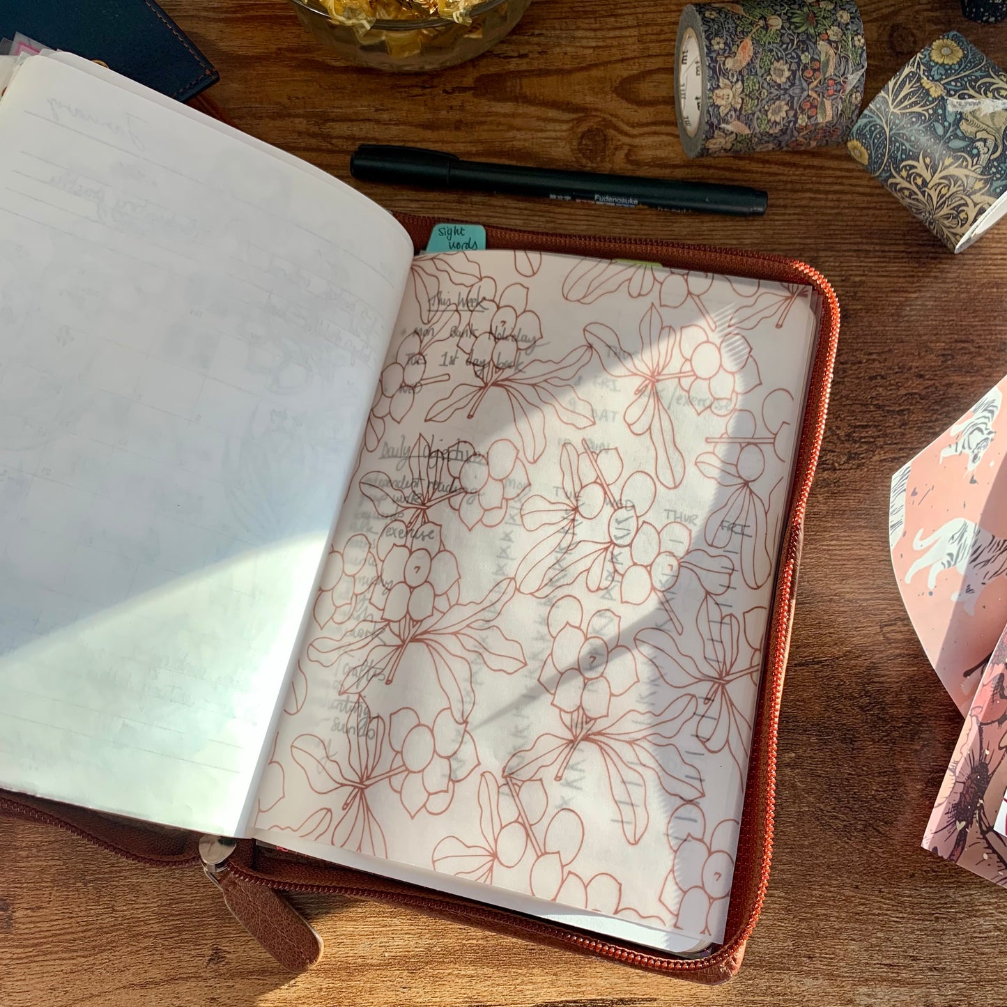 Macadamia Print - Vellum Planner Dashboard