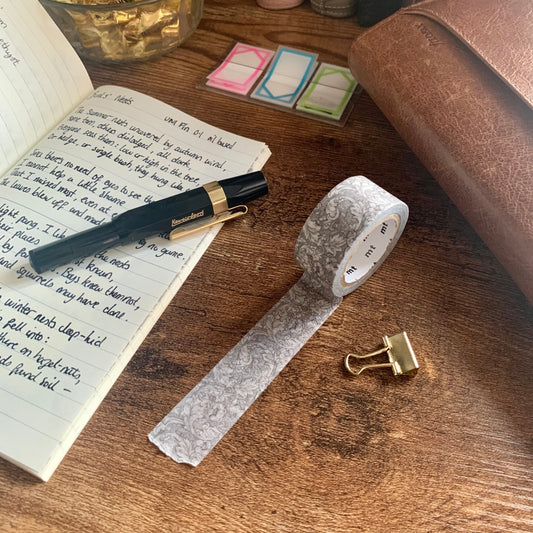 MT Washi tape - Pure bachelors Stone/ Linen - Morris collection