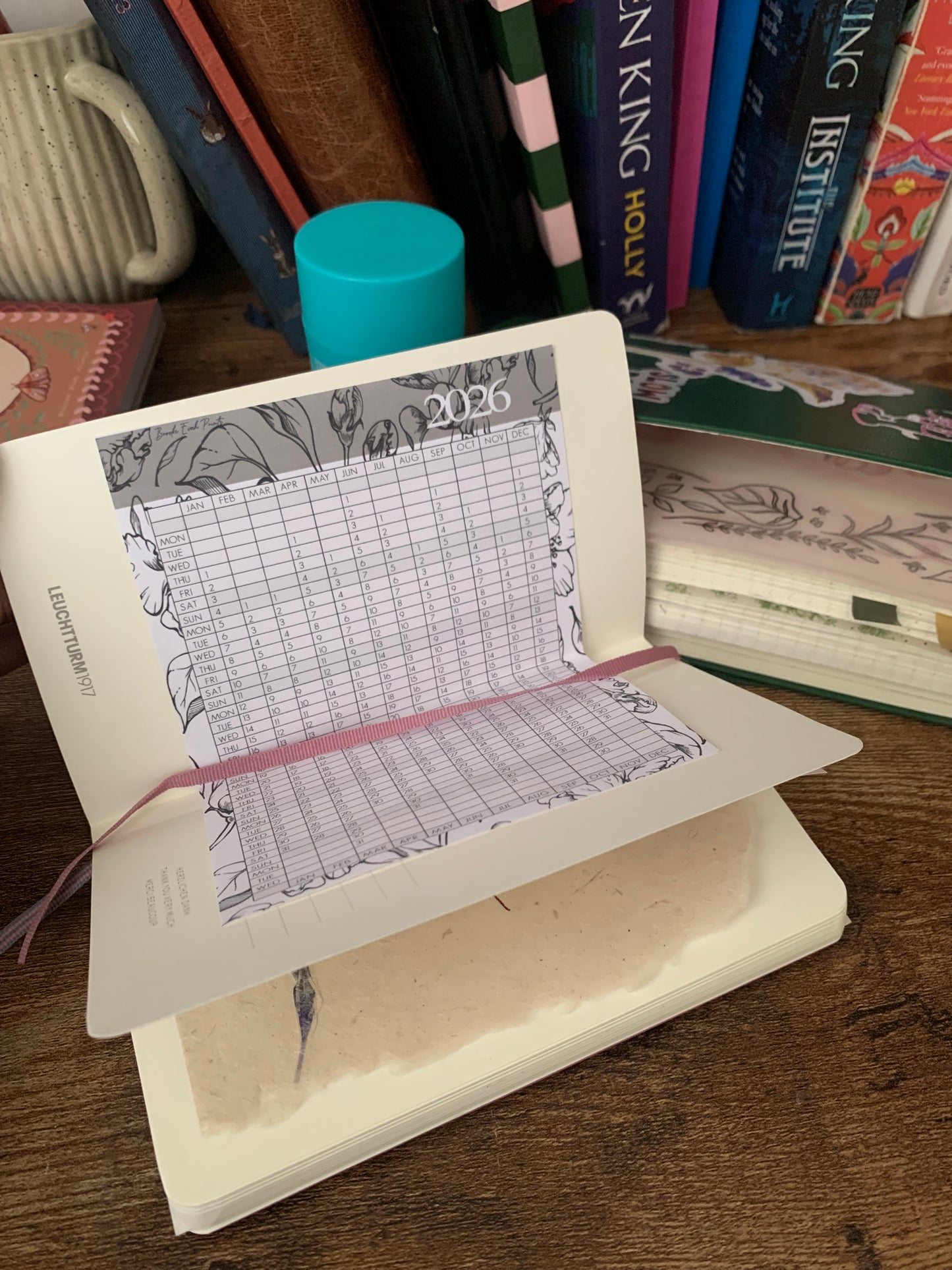 Free 2026 Year Overview Calendar - A6 Size