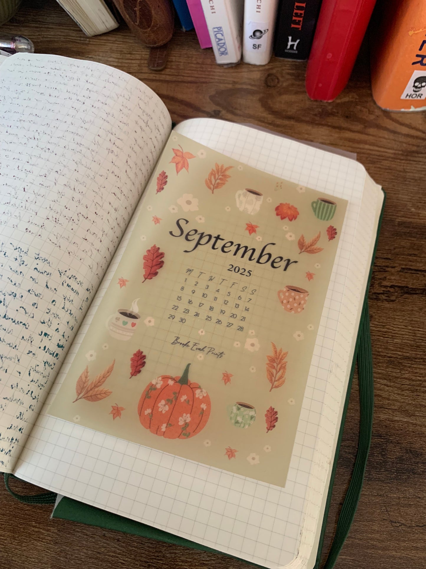 FREE download September 2025 Calendar Card