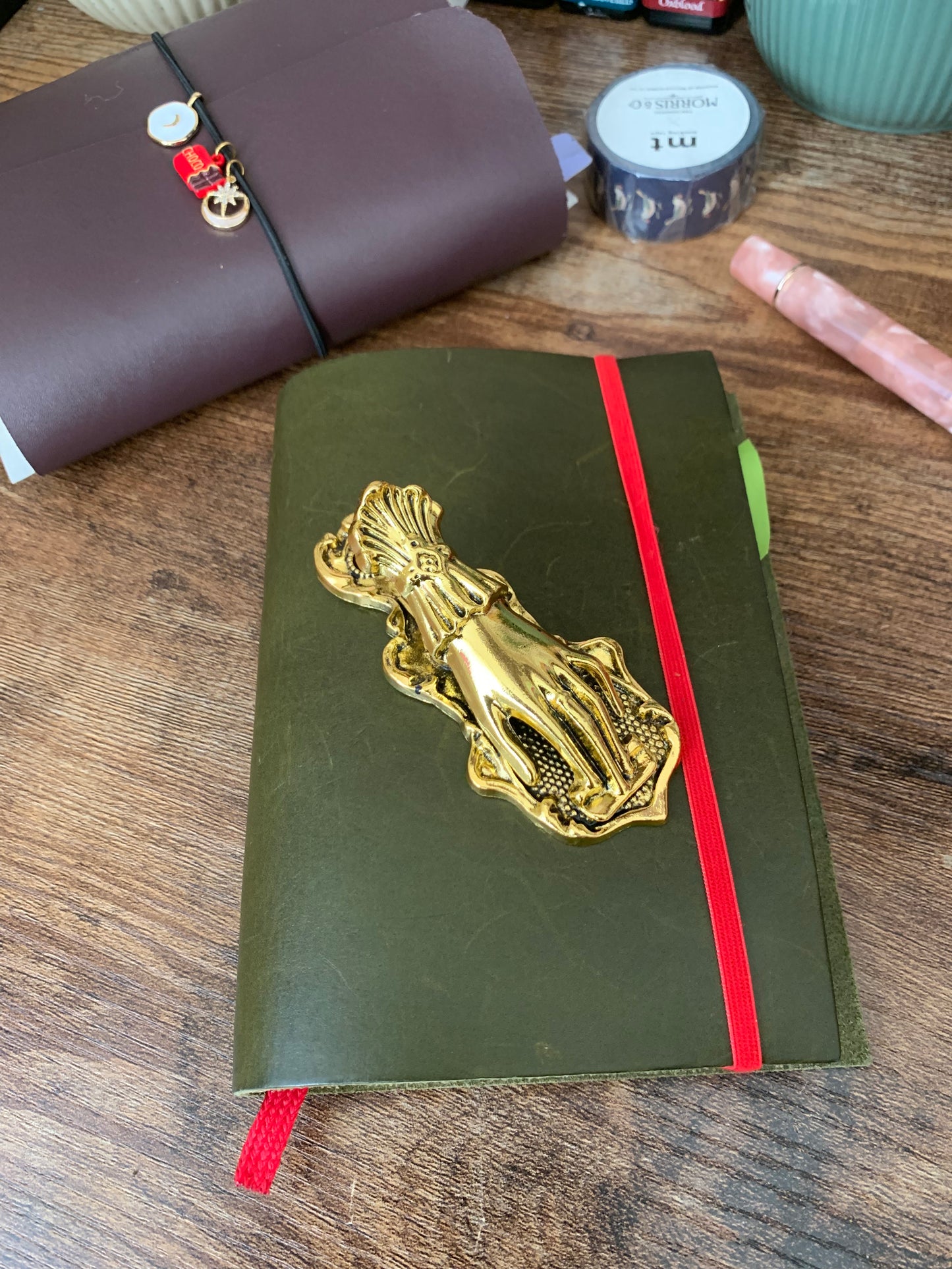 Vintage Lady's Hand Journal Clip