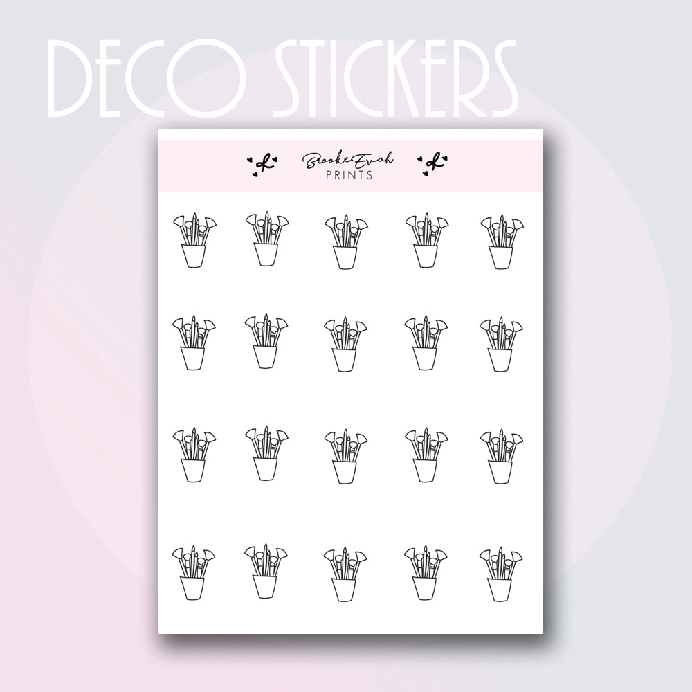 Makeup Icon Stickers- BEP70