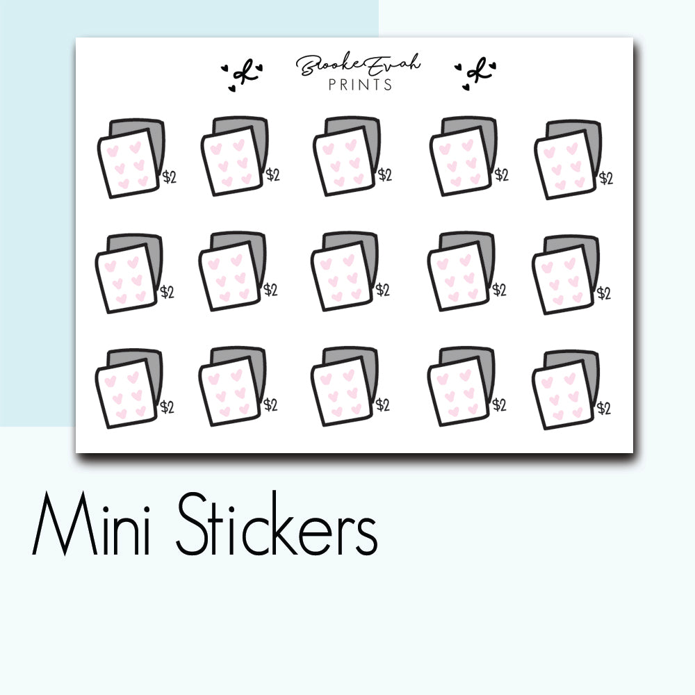 Mini $2 Tuesday Stickers-  BEPM102