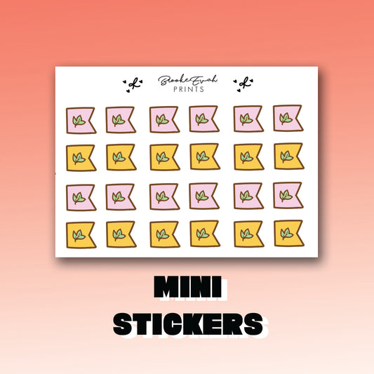 Fall Page Flag Stickers-  BEPM119