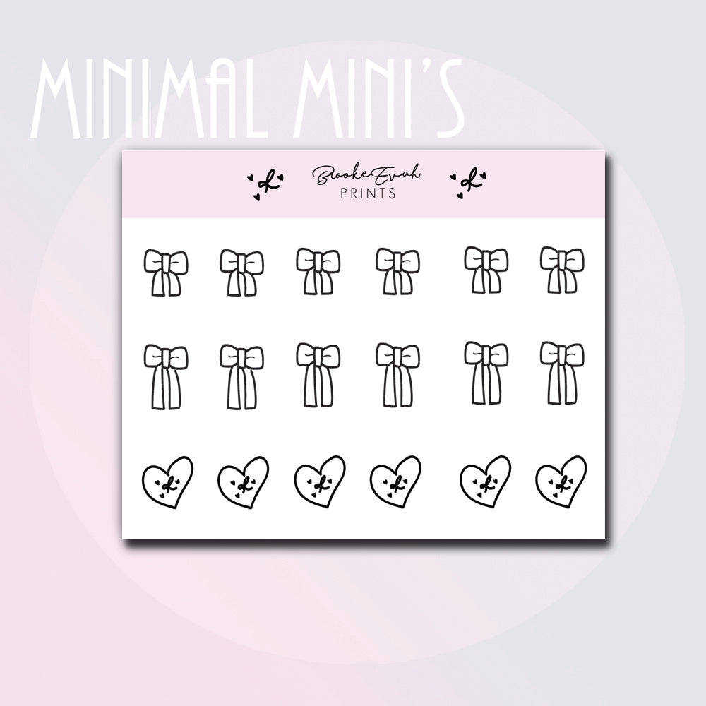 Minimal Bow Doodles -  BEPM167