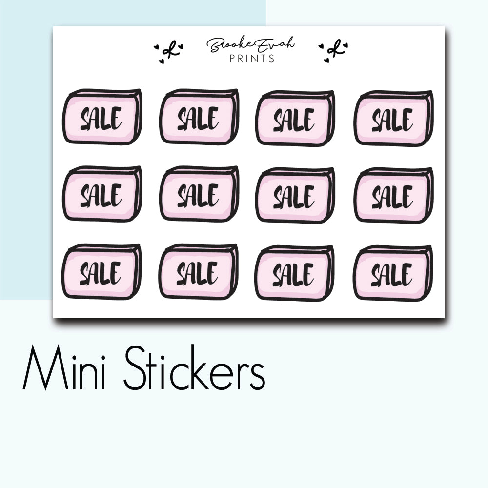 Mini Sale Stickers-  BEPM89