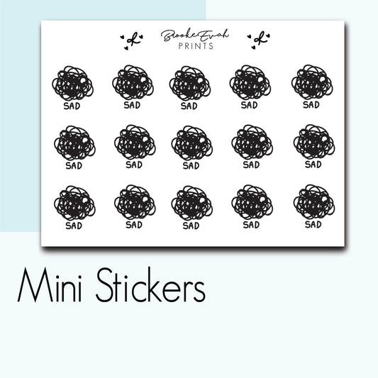 Mini Sad Stickers-  BEPM91